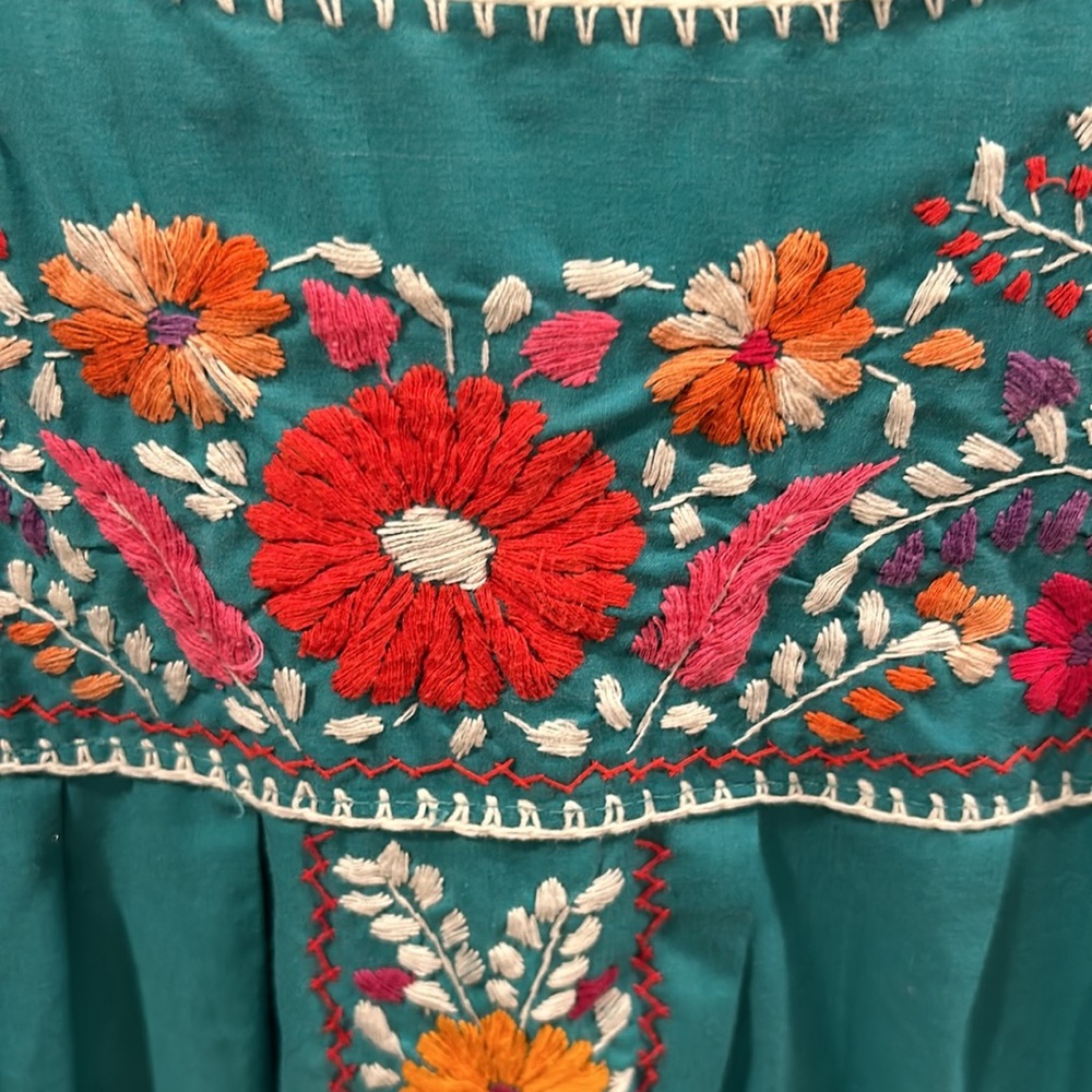 Homemade embroidered dress - Picture 5 of 16